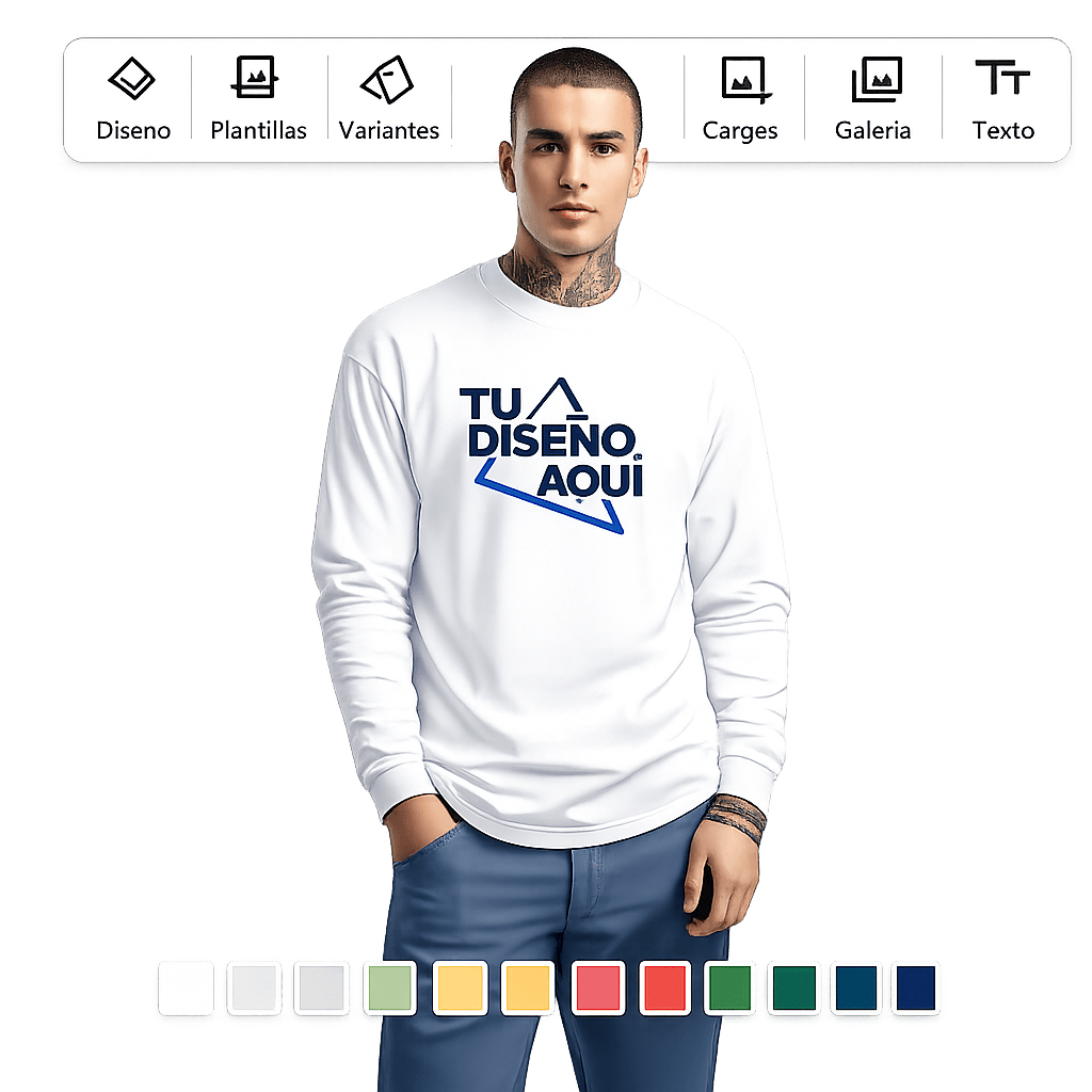 Polera manga larga Personalizada