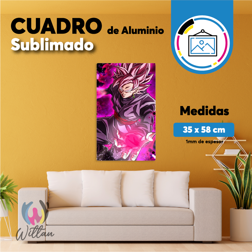 Cuadro de Aluminio Personalizado 35x58 cm| Impresión Sublimada Premium