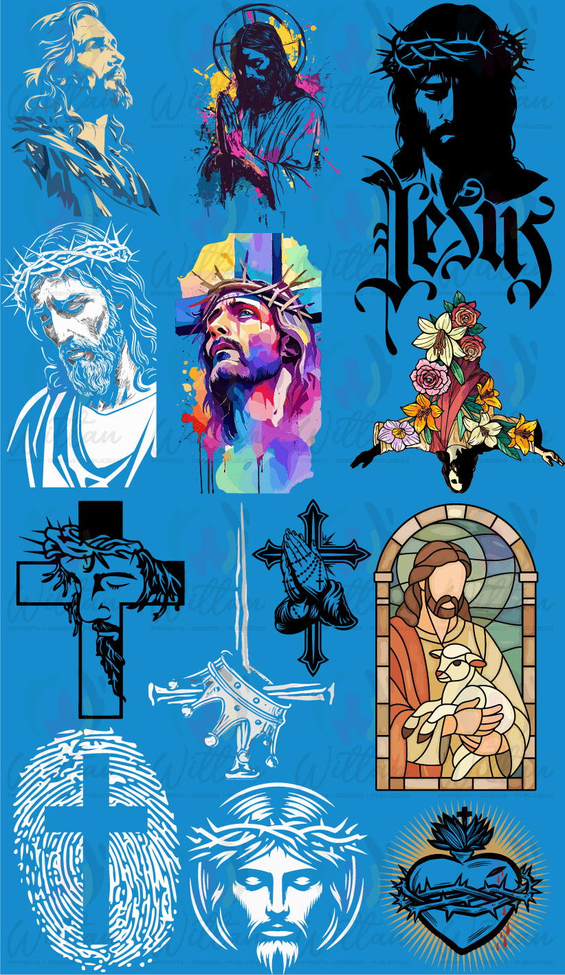 Religión 04 | Paños DTF TEXTIL Prediseñados