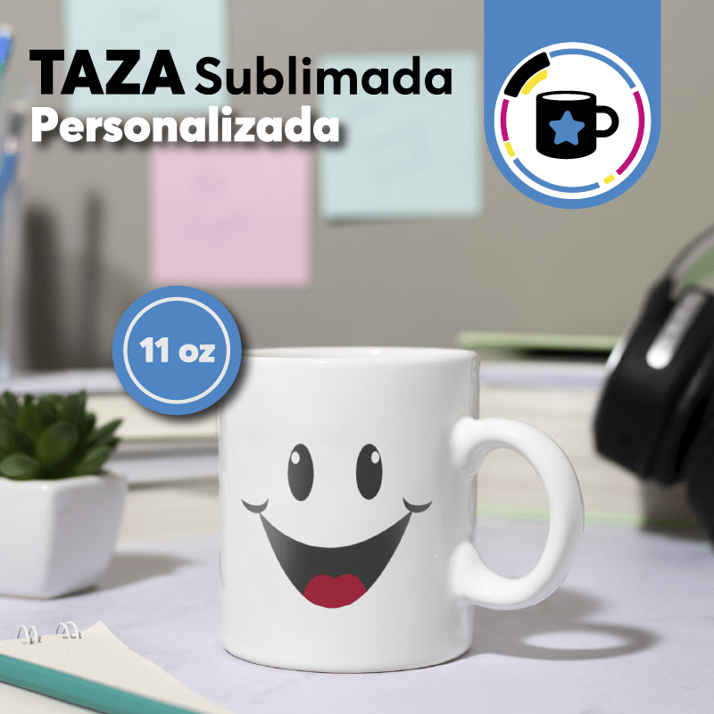 Taza Personalizada 11oz | Estampa tu diseño o logo
