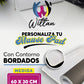 Mouse pad bordes bordados 60cm x 30cm