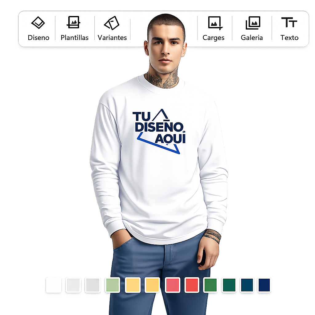 Polera manga larga Personalizada