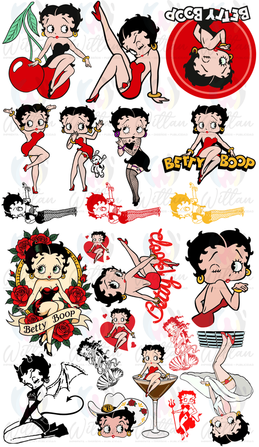 Caricaturas 01 | Paños DTF TEXTIL Prediseñados