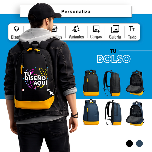 Mochila porta notebook personalizada 19 litros