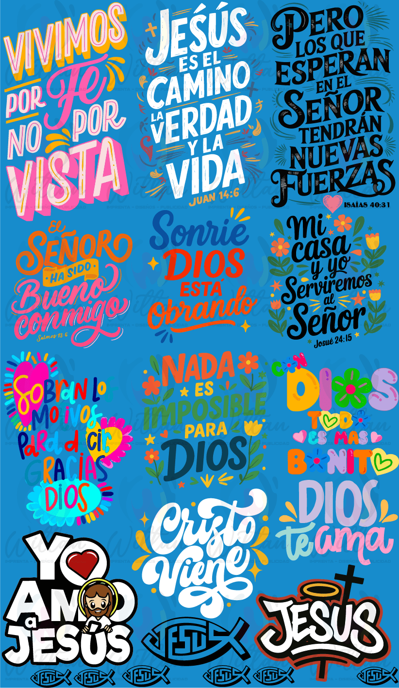 Religión 01 | Paños DTF TEXTIL Prediseñados