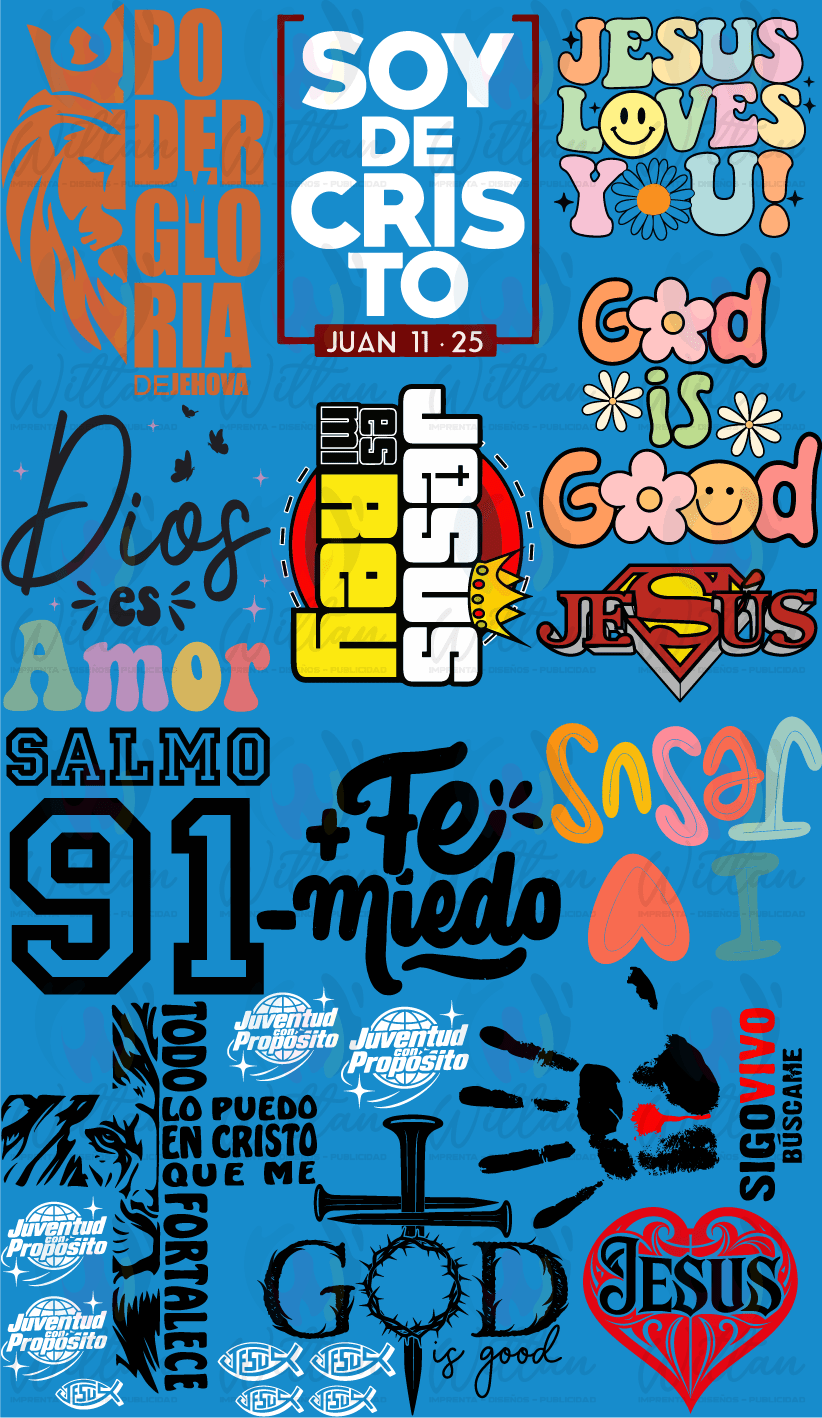 Religión 02 | Paños DTF TEXTIL Prediseñados