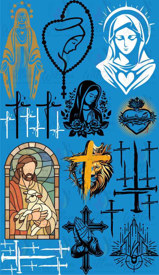 Religión 03 | Paños DTF TEXTIL Prediseñados