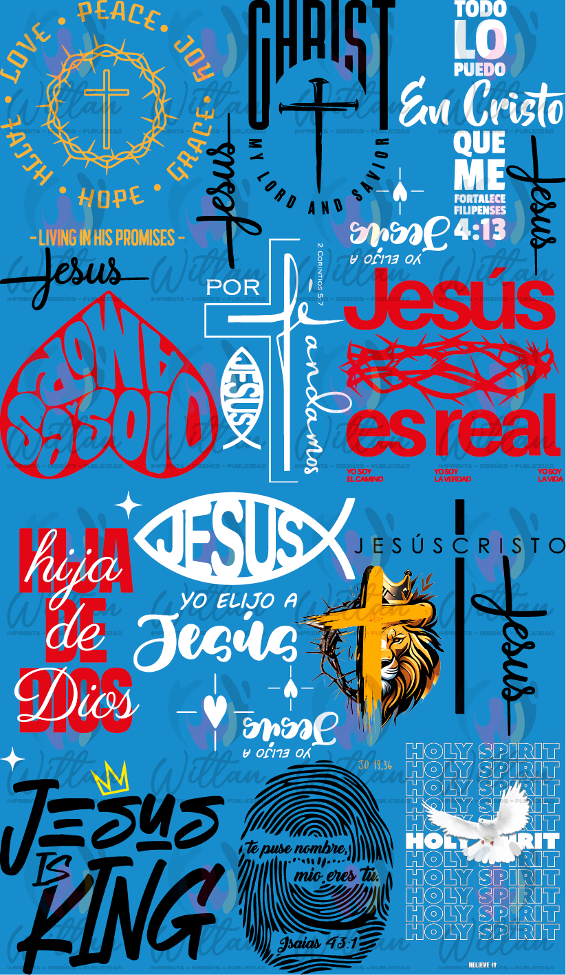 Paños DTF Prediseñados | RELIGION 01