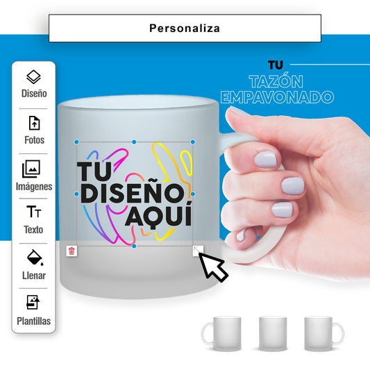 tazón empavonado personalizado 11oz