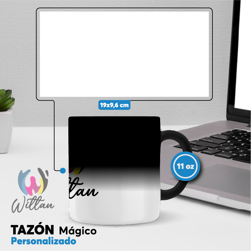 Taza Mágico Personalizada 11oz | Estampa tu diseño o logo