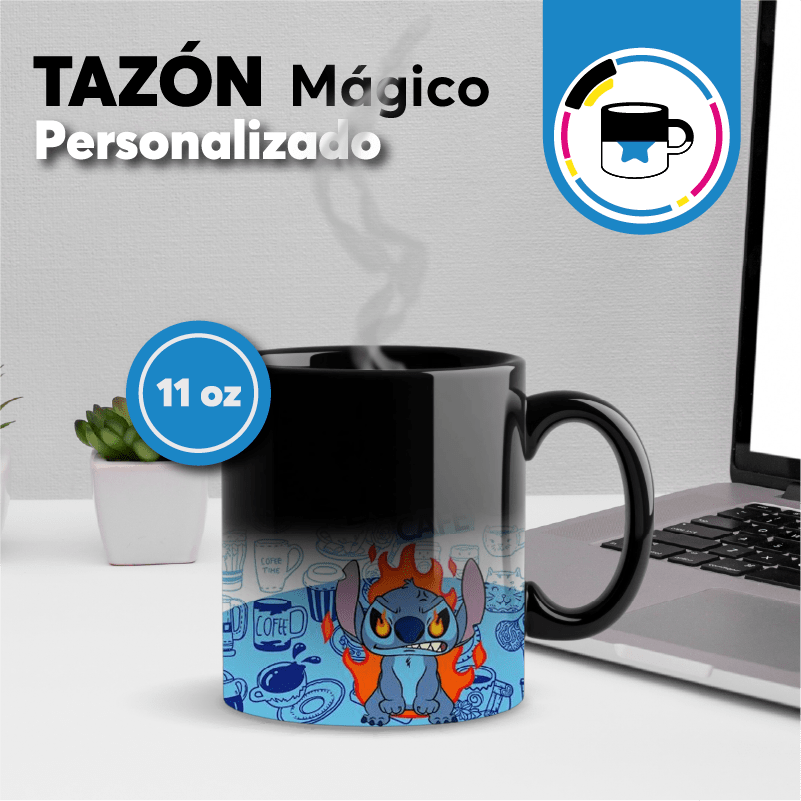 Taza Mágica Personalizada 11oz | Diseño o Logo