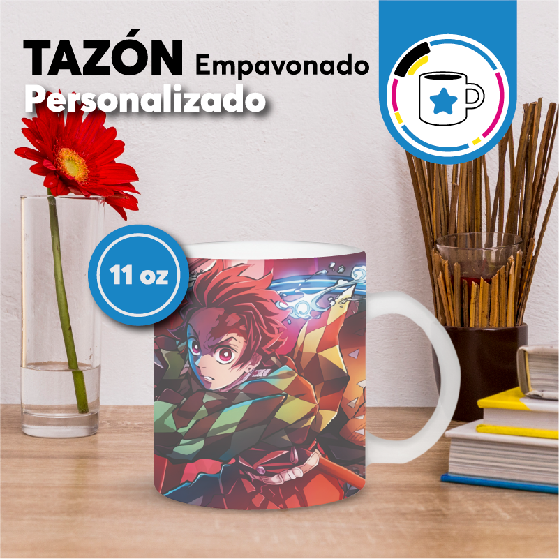 Taza Empavonado Personalizada 11oz | Estampa tu diseño o logo