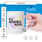 Tazon personalizado 11 oz con diseño impreso