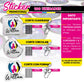 Sticker Promocional 100unidades