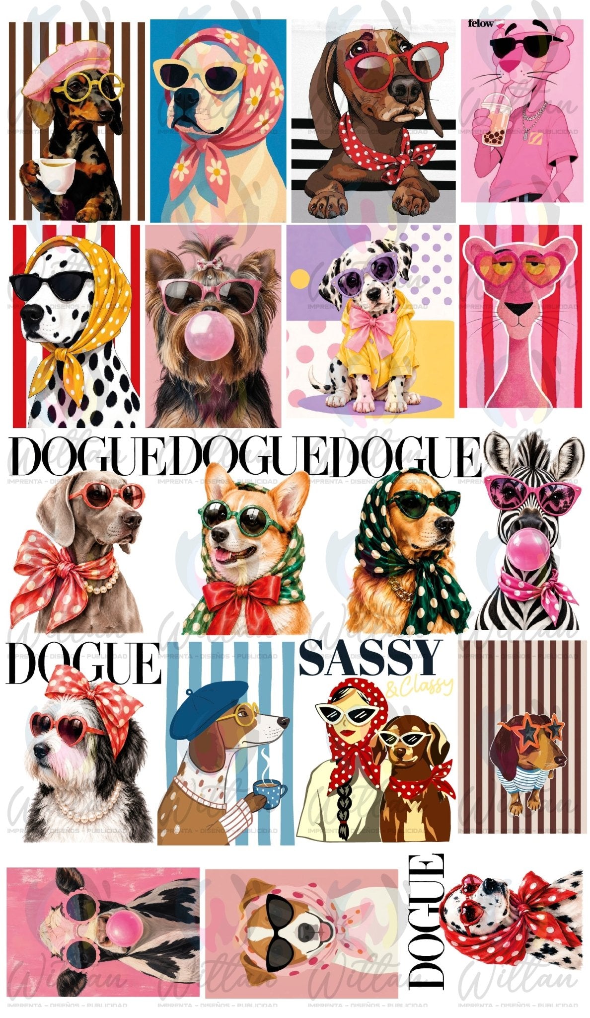 Dolce Vita 06 | Paños DTF TEXTIL Prediseñados