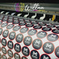 Stickers Personalizados 100 Unidades Promocionales UV