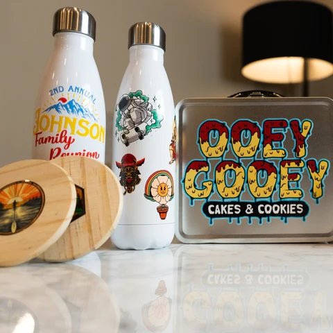 Stickers DTF UV Personalizados — Ultra adhesivos, agua y sol - wittan