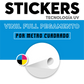 Sticker Adhesivo UV Personalizado | alta adherencia